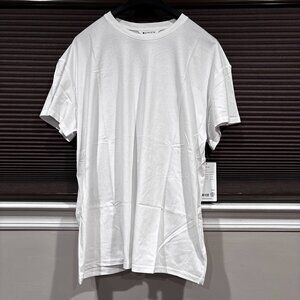 Athleta Women's Cotton short sleeve tee Plain White SZ: XL